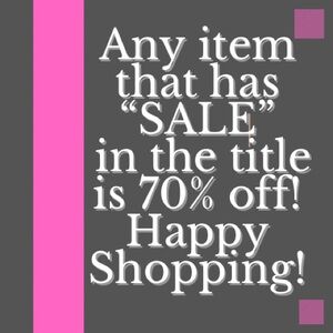 Closet‎ Clean Out Sale!